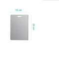 Stainless steel cutting board double-sided cutting guide cutting board household panel circular hanging hole cutting board