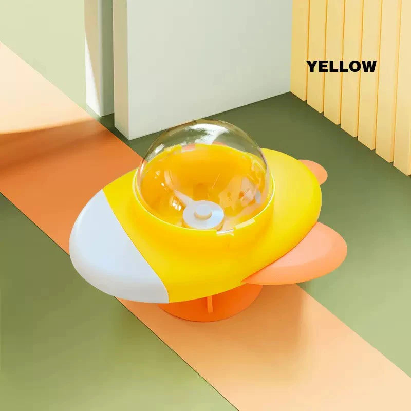Pet spinning food ball