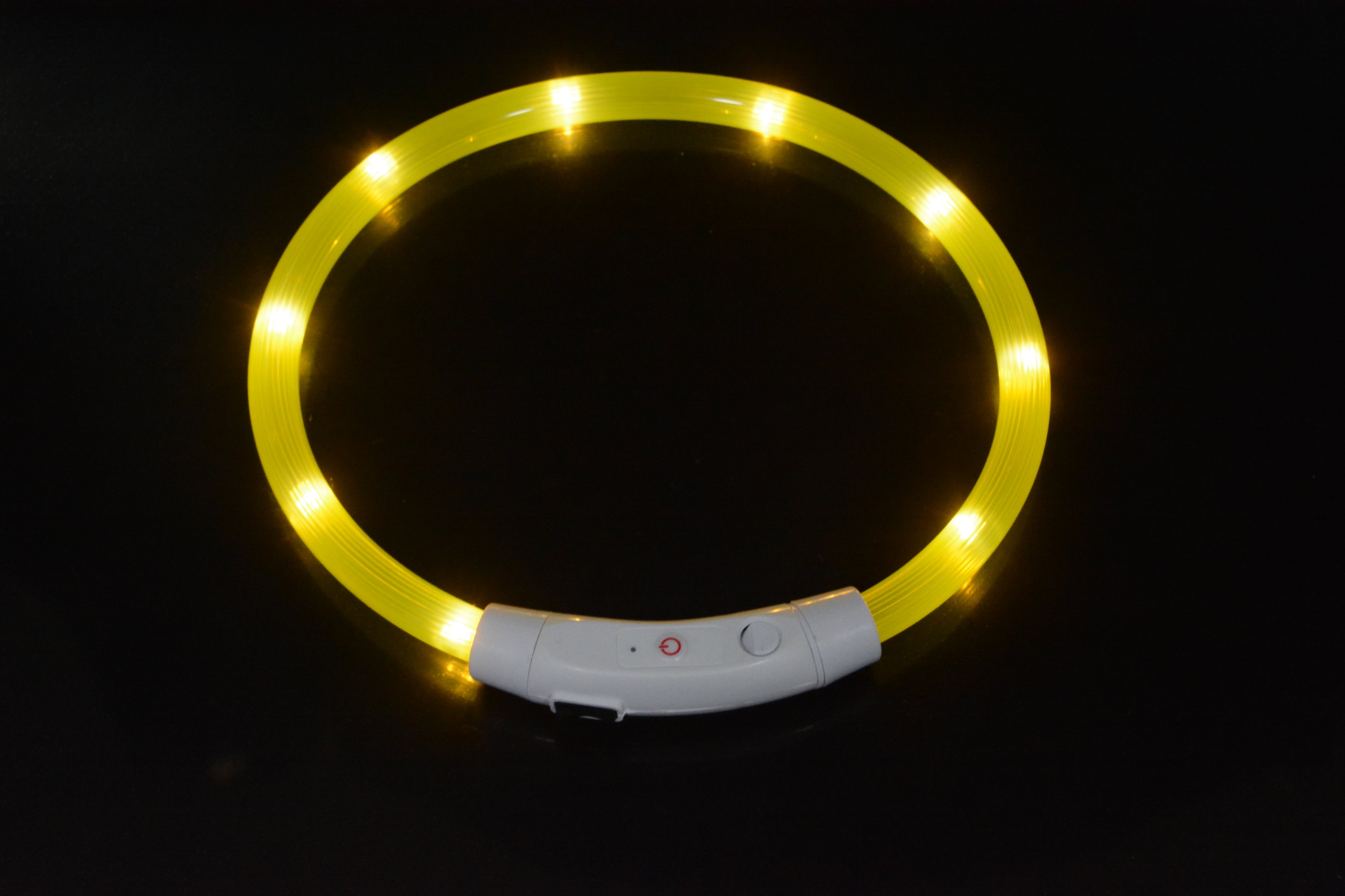 LED Luminous Dog Safety Collar - USB Rechargeable