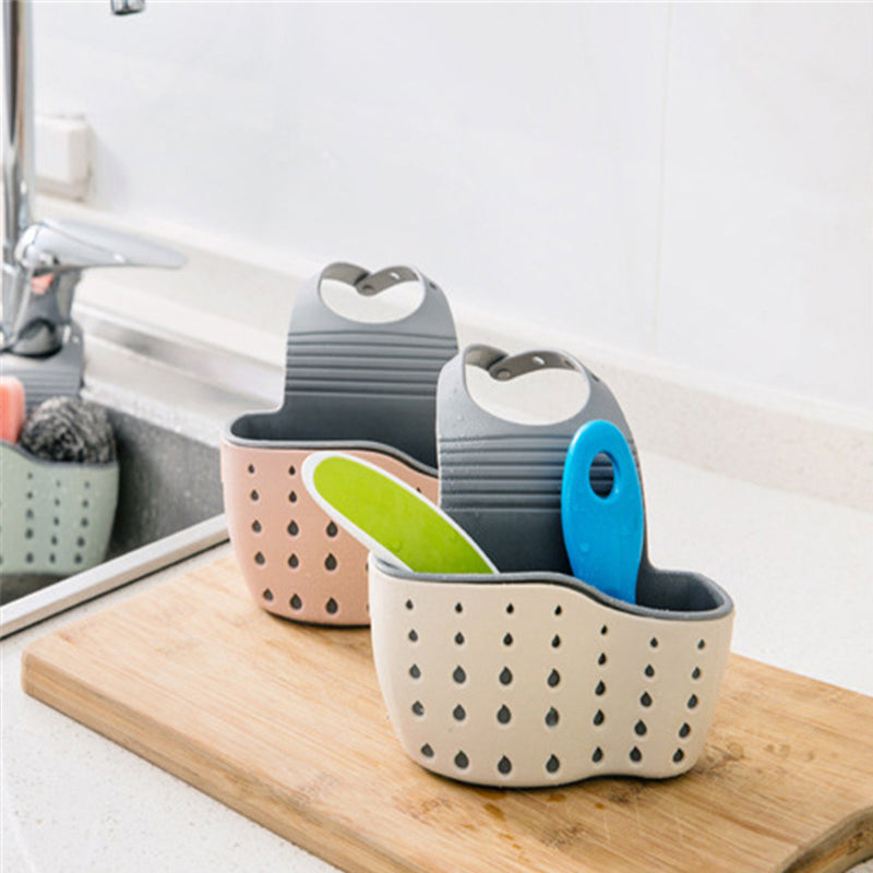 Kitchen sink drainer: a multi - functional organizer for countertop dishes, sponges. A handy kitchen accessory.