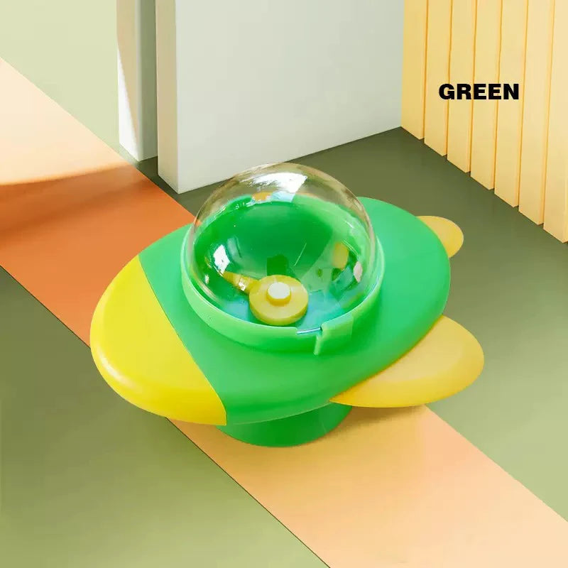 Pet spinning food ball