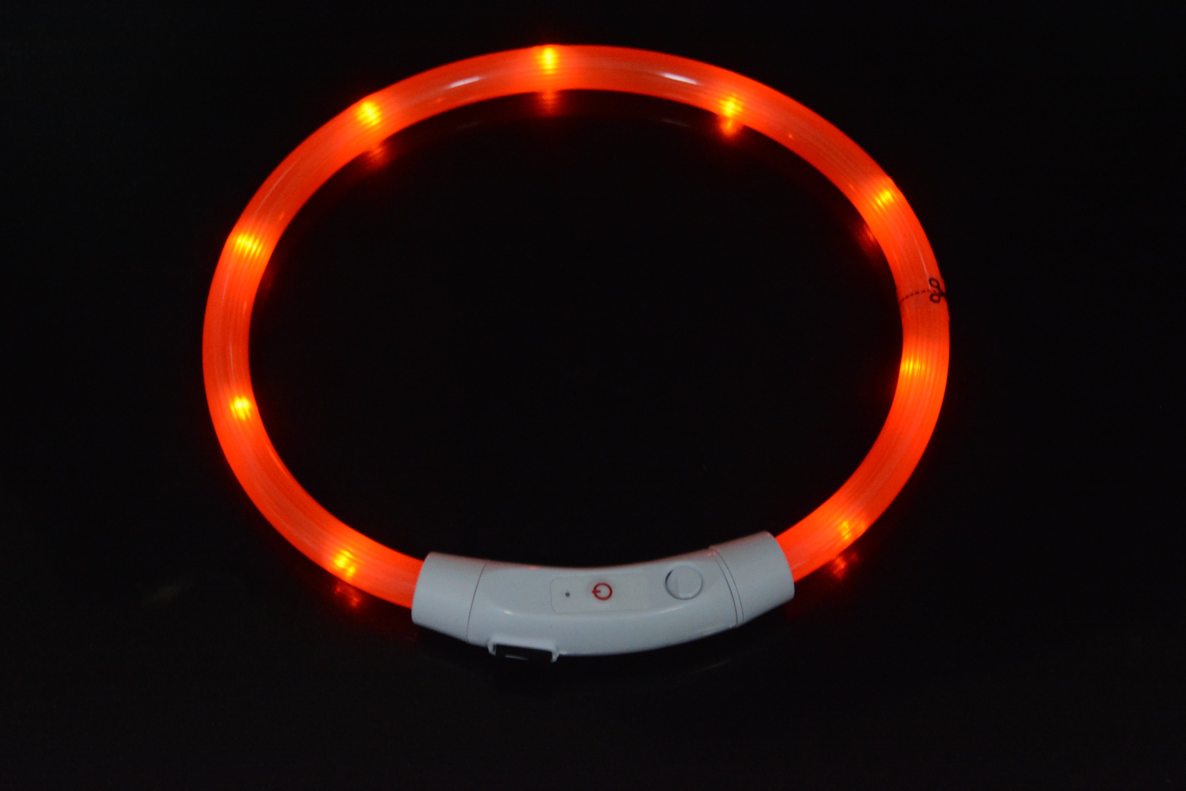 LED Luminous Dog Safety Collar - USB Rechargeable