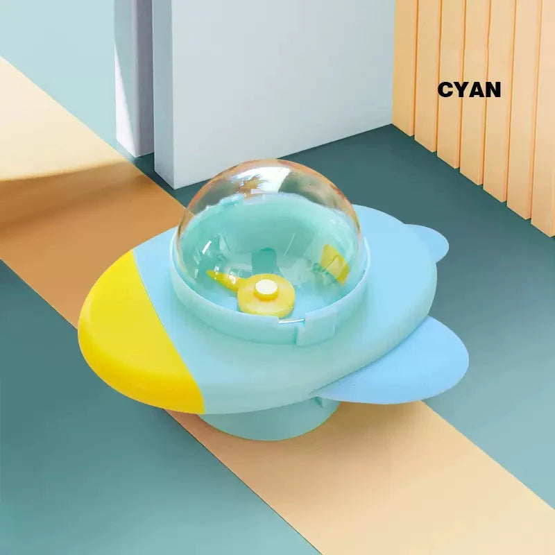 Pet spinning food ball